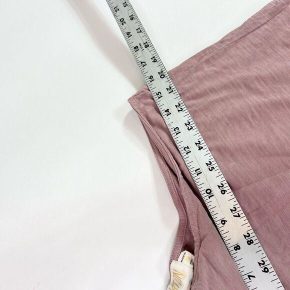 Nation LTD Shirt Womens Medium Pink Sabrina One Shoulder Puff Sleeve Party Tee - Picture 5 of 8